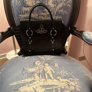 Brand New Vivienne Westwood Crocodile Medium Betty Bag